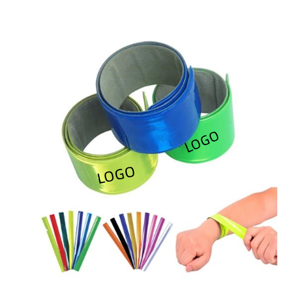 PVC Reflective Slap Bracelet
