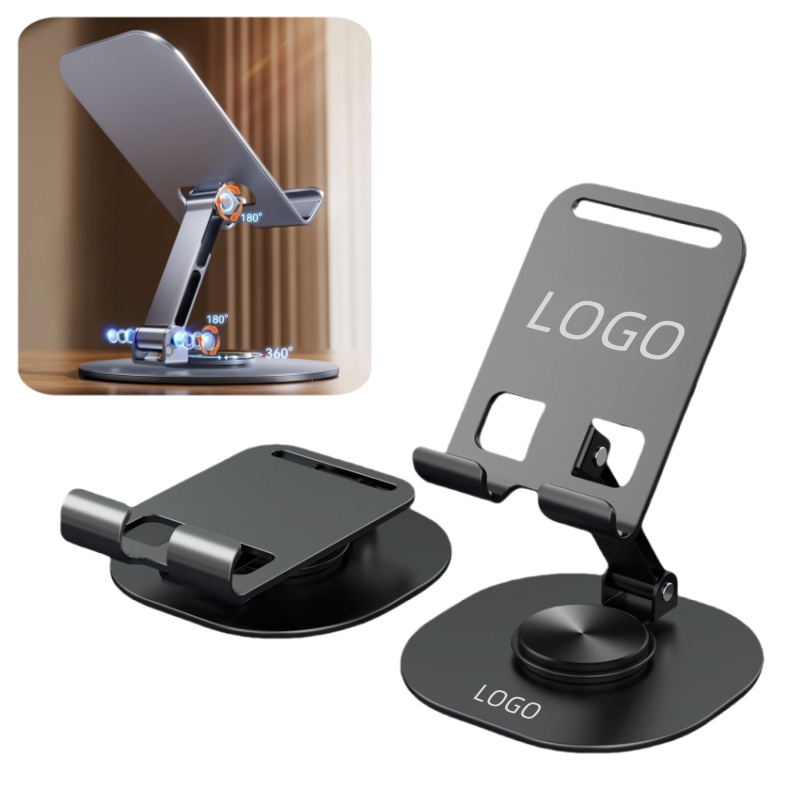 Multi-Angel Adjustable Rotation Foldable Metal Phone Stand