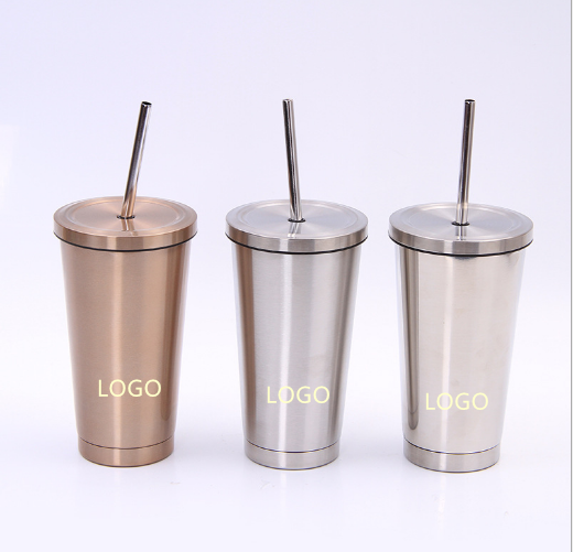 16 oz. Double Wall Cool/Hot Stainless Steel Tumbler