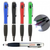 Multi-Function Stylus Ballpoint Pen with Flashlight Multi-Function Stylus Ballpoint Pen with Flashlight