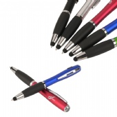 Multi-Function Stylus Ballpoint Pen with Flashlight