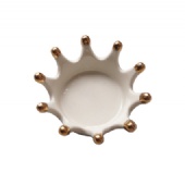 Crown Shaped Ceremic Jewelry Set