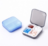 Square Travel Portable Pill Box