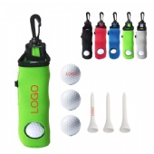 Portable Golf Bag With 3 Balls and Tees