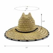 Lifeguard beach straw hat