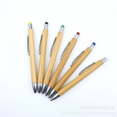 Eco-friendly Bamboo Stylus Ballpoint Pen