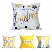 Full color logo flip sequins pillow