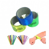 PVC Reflective Slap Bracelet