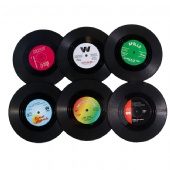 Vinyl Record Coasters Coffee Cup Mat