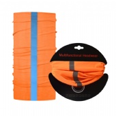 Reflective Stripe Safety Neck Gaiter Face Bandana
