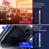 Foldable Car Windshield Sun Shade Umbrella