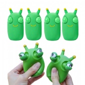 Green Eye Bouncing Worm Squeeze Toy Green Eye Bouncing Worm Squeeze Toy