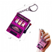 Mini Slot Machine Keychain