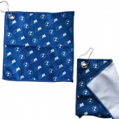 Microfiber Waffle Sports Towel with Carabiner