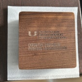 Walnut Wooden Coin Box