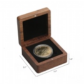 Walnut Wooden Coin Box