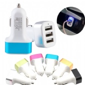 3-Port USB Fast Charging Car Charger