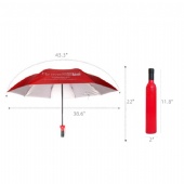 Wine Bottle-shaped Sun Uv Rain Umbrella