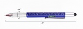 6 in 1 Multifunction Ballpoint Pen