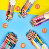 24 Colored Pencils Set