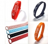 NFC adjustable silicone rfid wristband 
