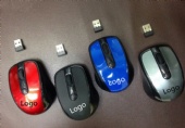2.4G Wireless Mouse Portable Mobile Optical Mouse with USB Receiver