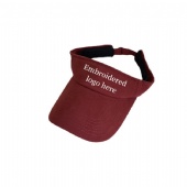 Cotton twill visor cap