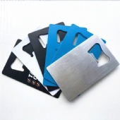 Stainless Steel Poker Card Bottle Opener