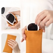 PU Leather Self-closing Storage Bag