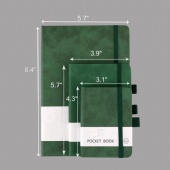 A7 PU Leather Pocket Notebook
