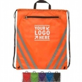 Twilight Large Reflective Drawstring Backpack