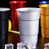16oz Aluminum Beer Drinking Cup