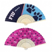 Custom Bamboo and Paper Folding Hand Fan