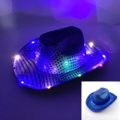 Sequin LED Cowboy hat