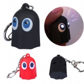 LED Light Sound Ghost Keychain